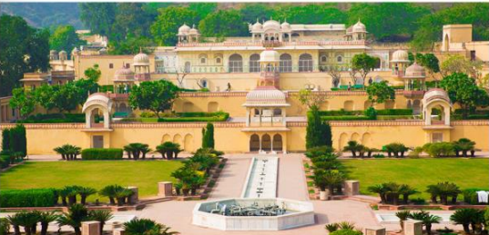 Jehangir Mahal palace architecture in Orchha Bundelkhand